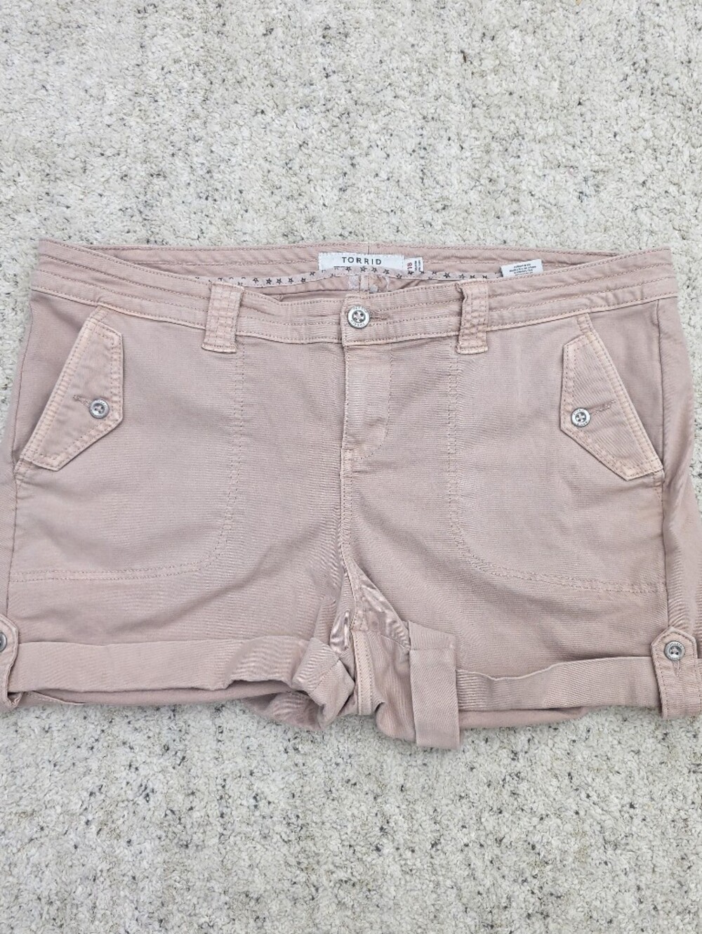 Torrid Size 18 Blush Pink Women’s Cotton Stretch Shorts